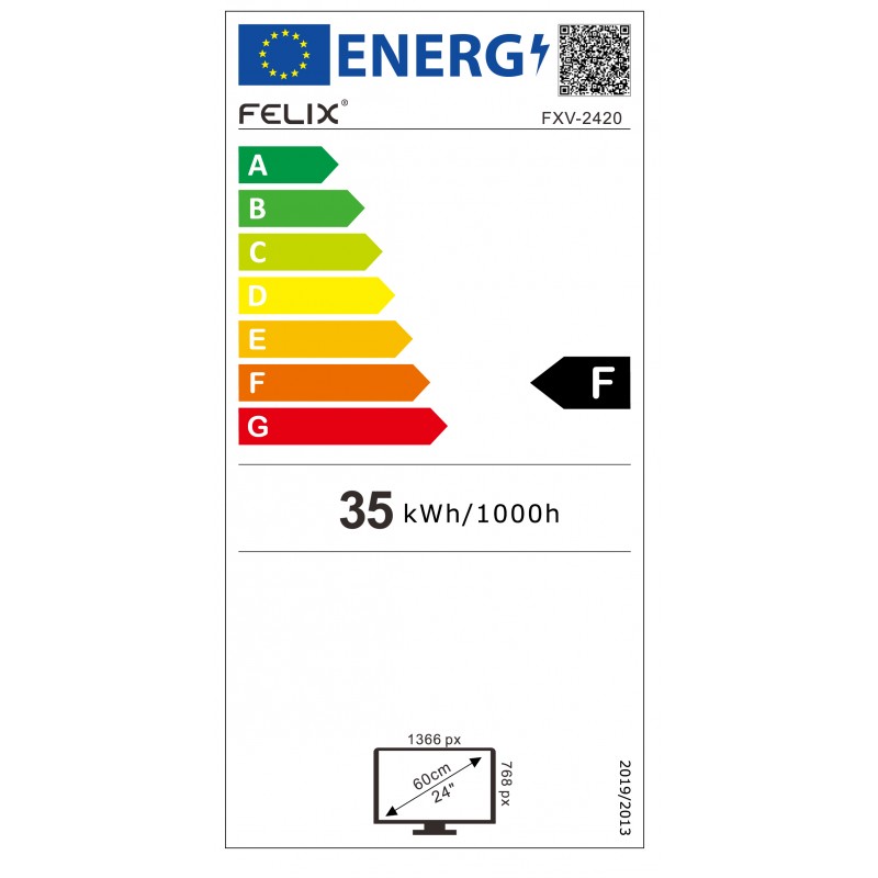 Felix FXV-2420 Τηλεόραση Led 24'' 12Volt Felix FXV-2420 Τηλεόραση Led 24'' 12Volt